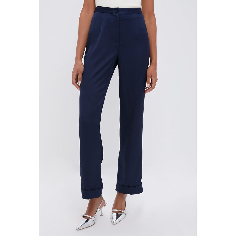 TUCKERNUCK Navy Solene Pants Size M NWT Retail $178 Tuckernuck